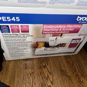 Brother PE545 White Embroidery Machine